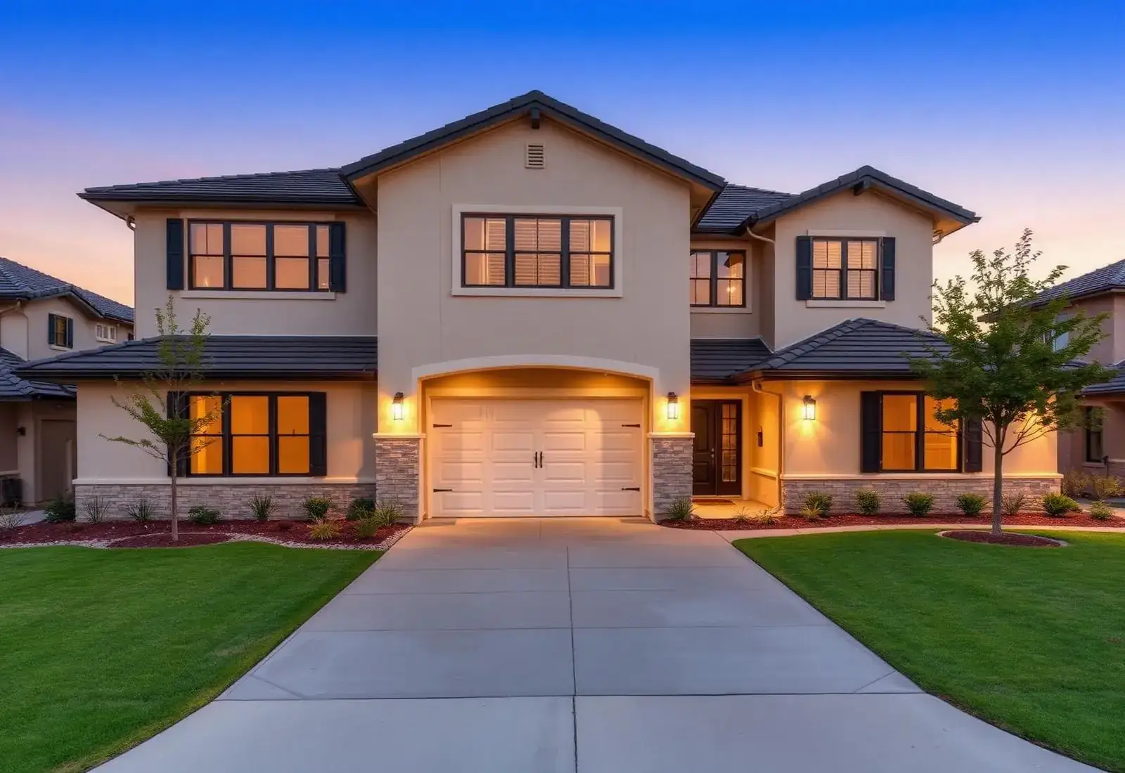Modern single-family home exterior managed by Asvalo Corporate Housing